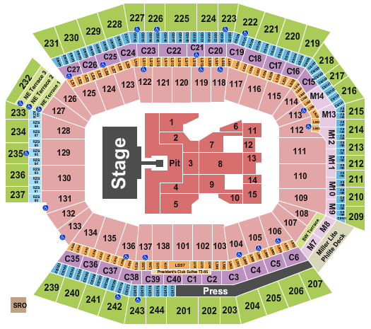Lincoln Financial Field Foo Fighters Seating Chart